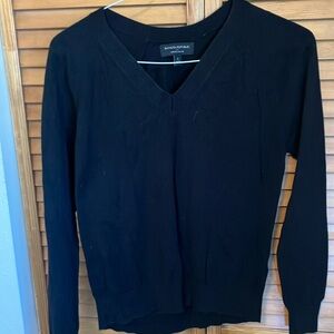 Banana Republic Black V-Neck Sweater